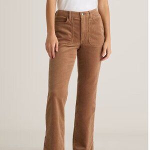 Quince sz 8  flared corduroy pants